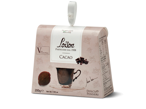 astuccio biscotto monoporzione cacao - Loison