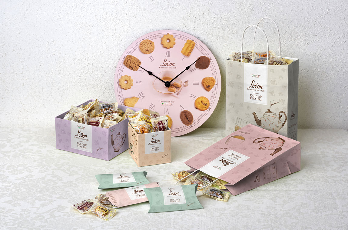 Biscotti monoporzione misti in shopper, 280g - Loison Shop