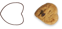 forma biscotto aperitivo bacetto - Loison